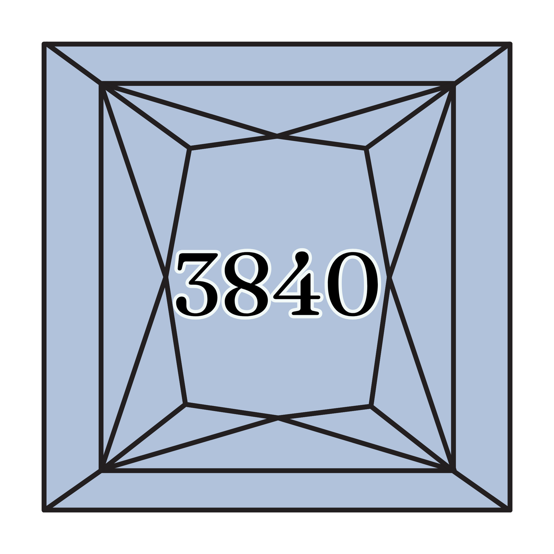 True North Diamond Art Square Diamond Drills 3840 - Light Lavender Blue - Square Bulk Diamond Drills