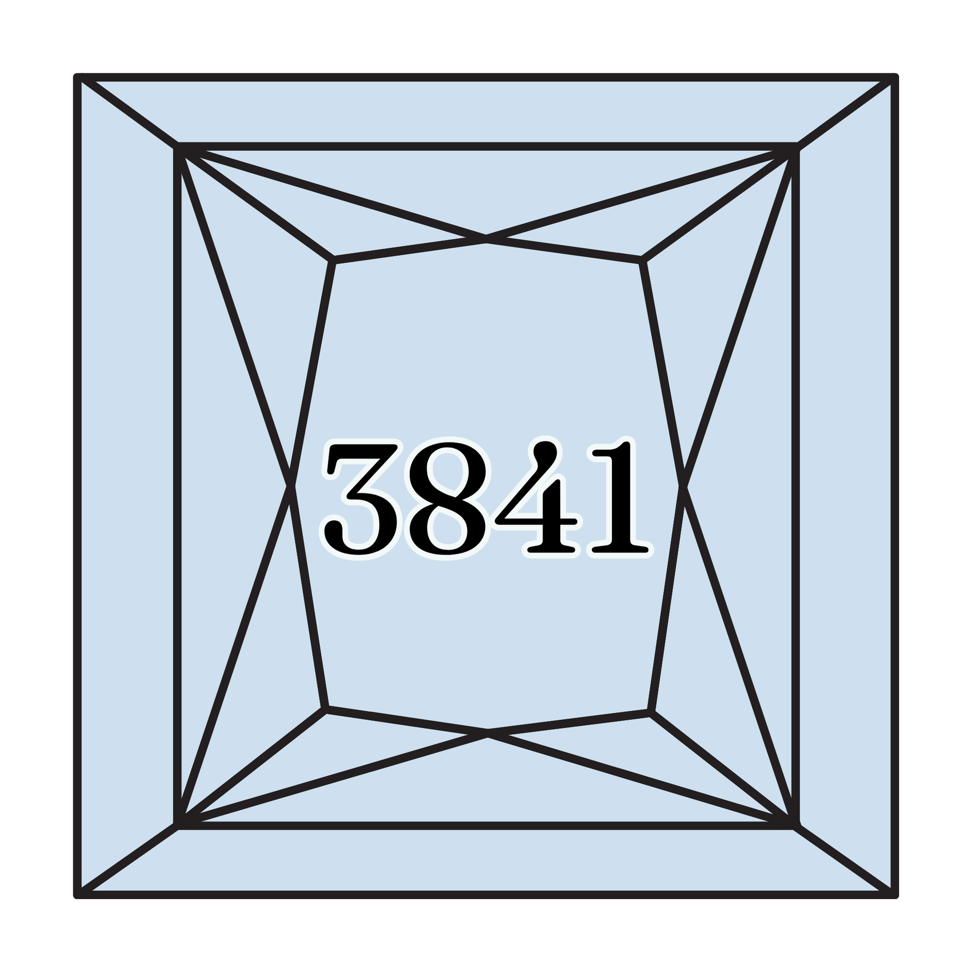 True North Diamond Art Square Diamond Drills 3841 - Pale Baby Blue - Square Bulk Diamond Drills