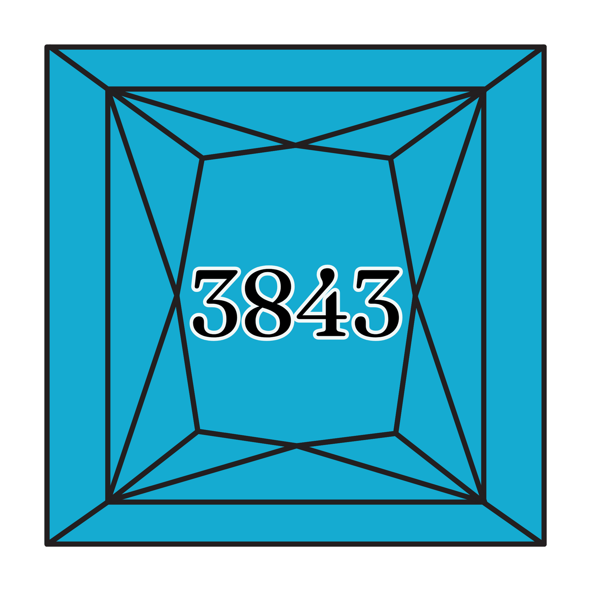 True North Diamond Art Square Diamond Drills 3843 - Electric Blue - Square Bulk Diamond Drills