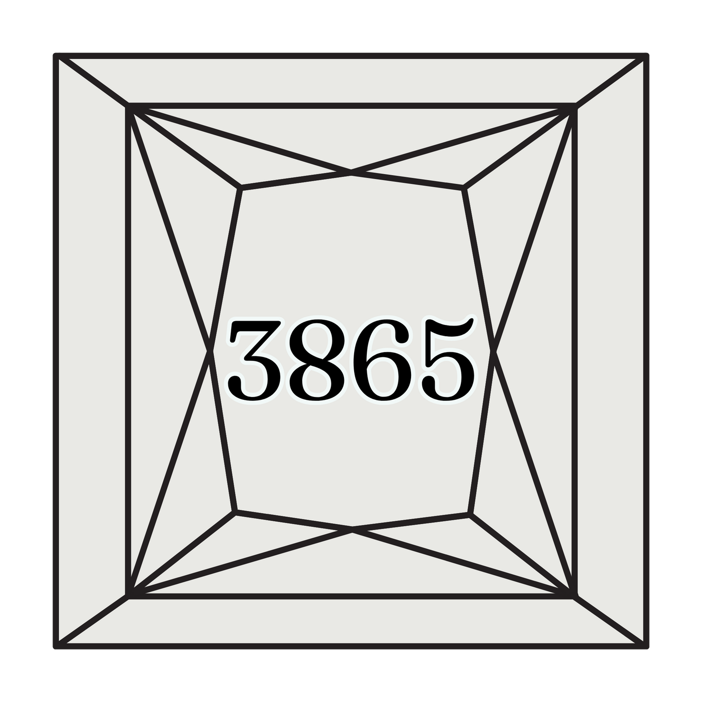 True North Diamond Art Square Diamond Drills 3865 - Winter White - Square Bulk Diamond Drills