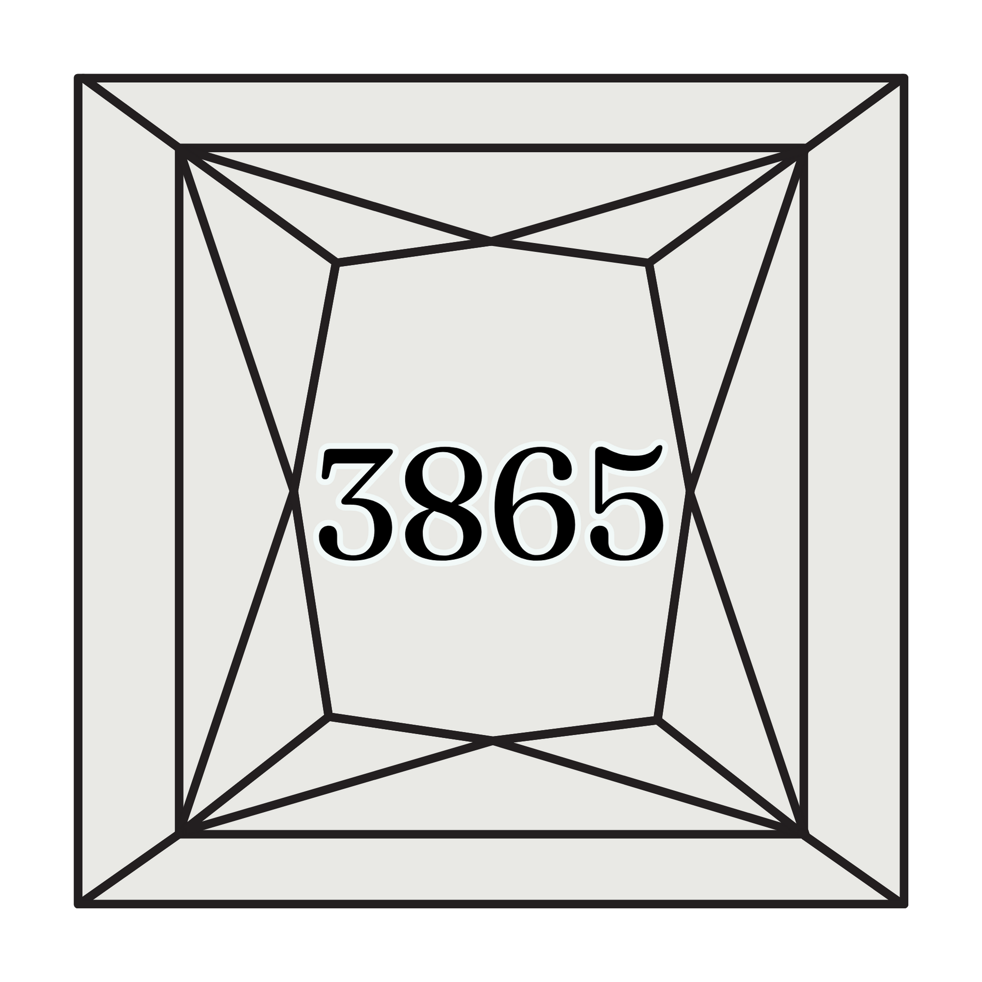 True North Diamond Art Square Diamond Drills 3865 - Winter White - Square Bulk Diamond Drills