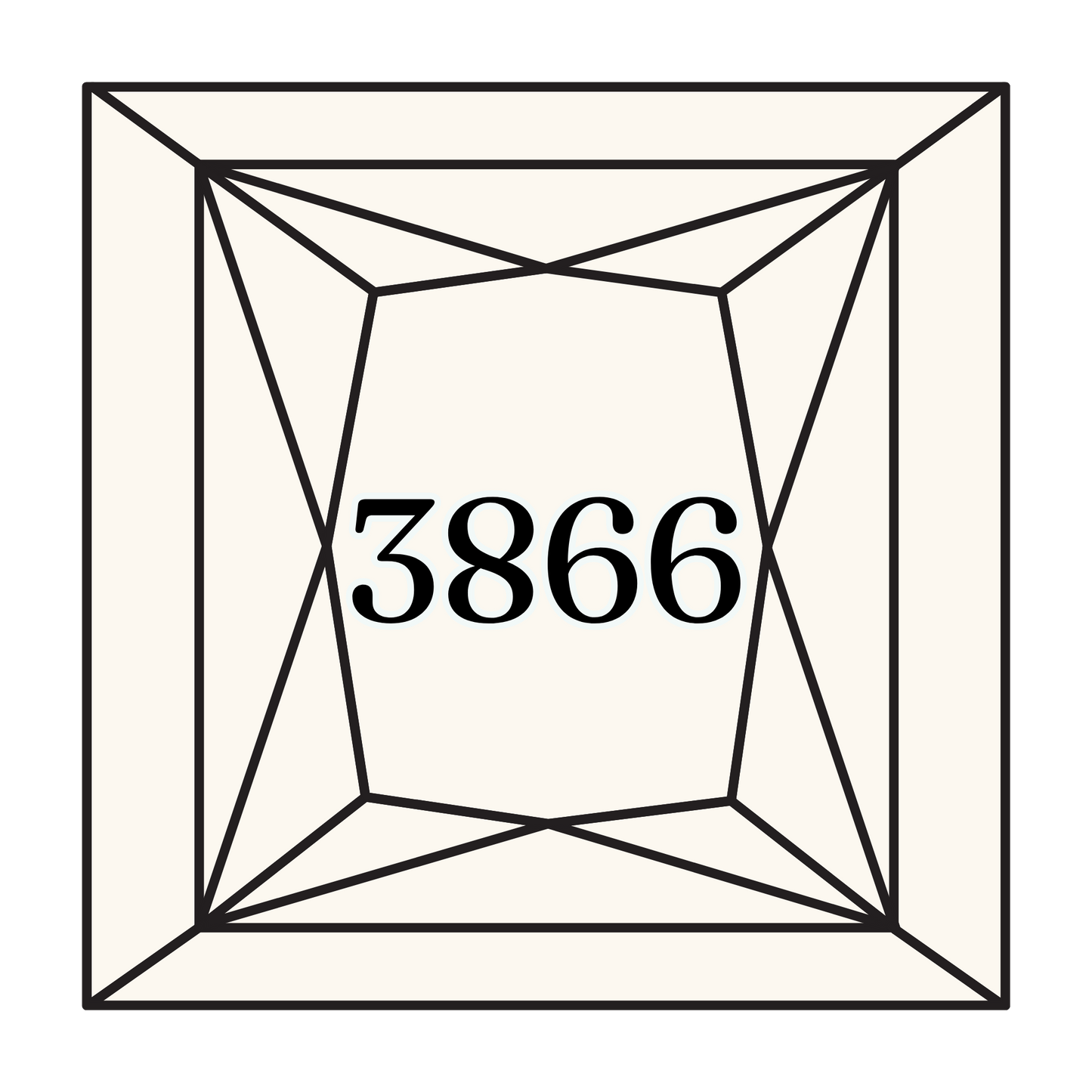 True North Diamond Art Square Diamond Drills 3866 - Winter White - Square Bulk Diamond Drills