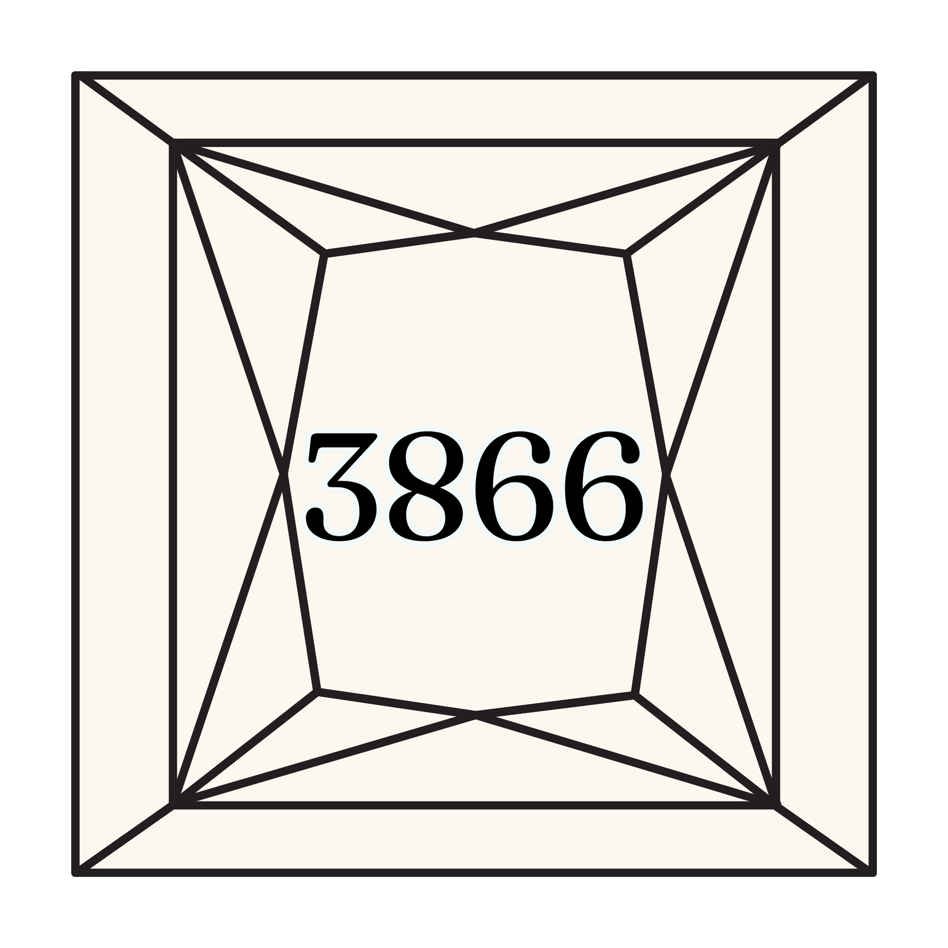 True North Diamond Art Square Diamond Drills 3866 - Winter White - Square Bulk Diamond Drills