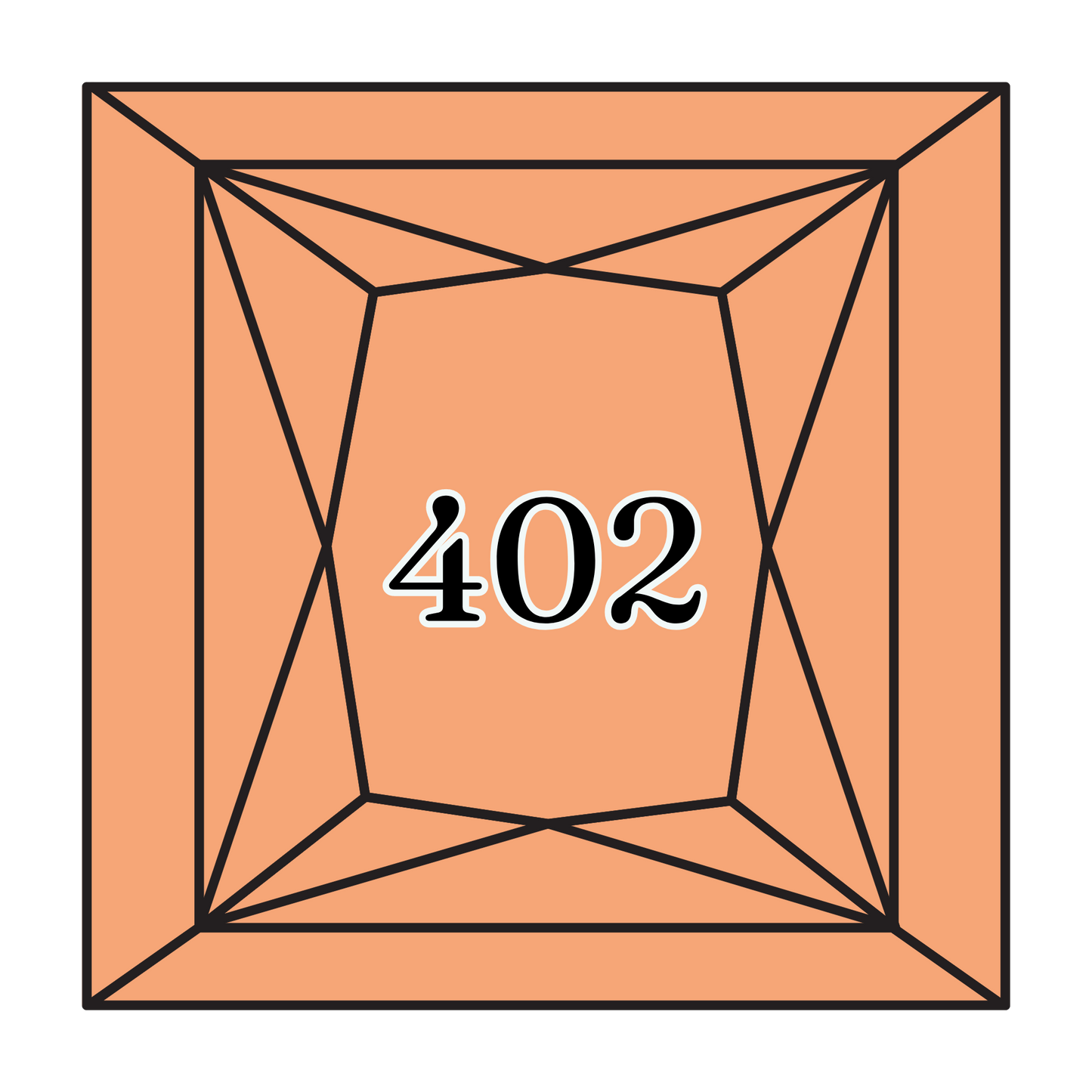 True North Diamond Art Square Diamond Drills 402 - Very Light Mahogany - Square Bulk Diamond Drills