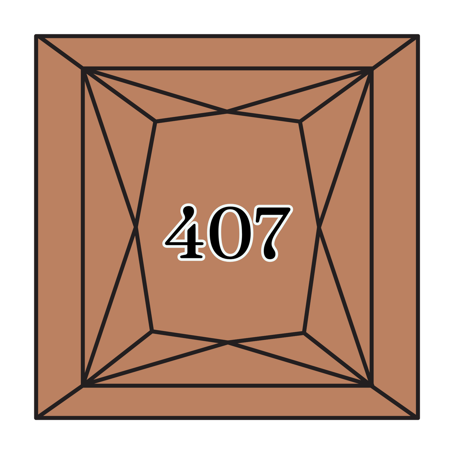 True North Diamond Art Square Diamond Drills 407 - Dark Desert Sand - Square Bulk Diamond Drills