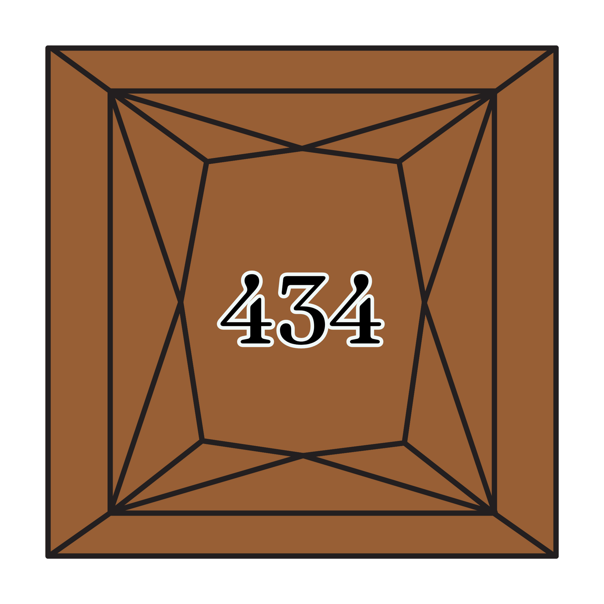 True North Diamond Art Square Diamond Drills 434 - Light Brown - Square Bulk Diamond Drills