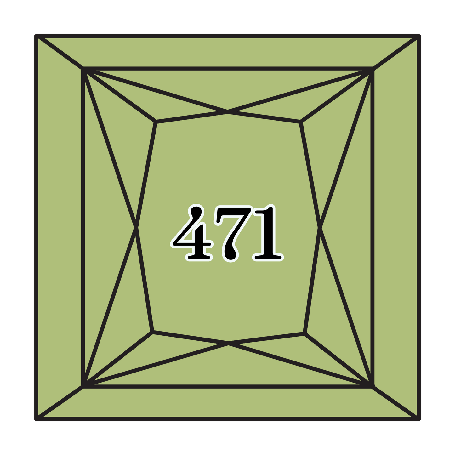 True North Diamond Art Square Diamond Drills 471 - Very Light Avocado Green - Square Bulk Diamond Drills