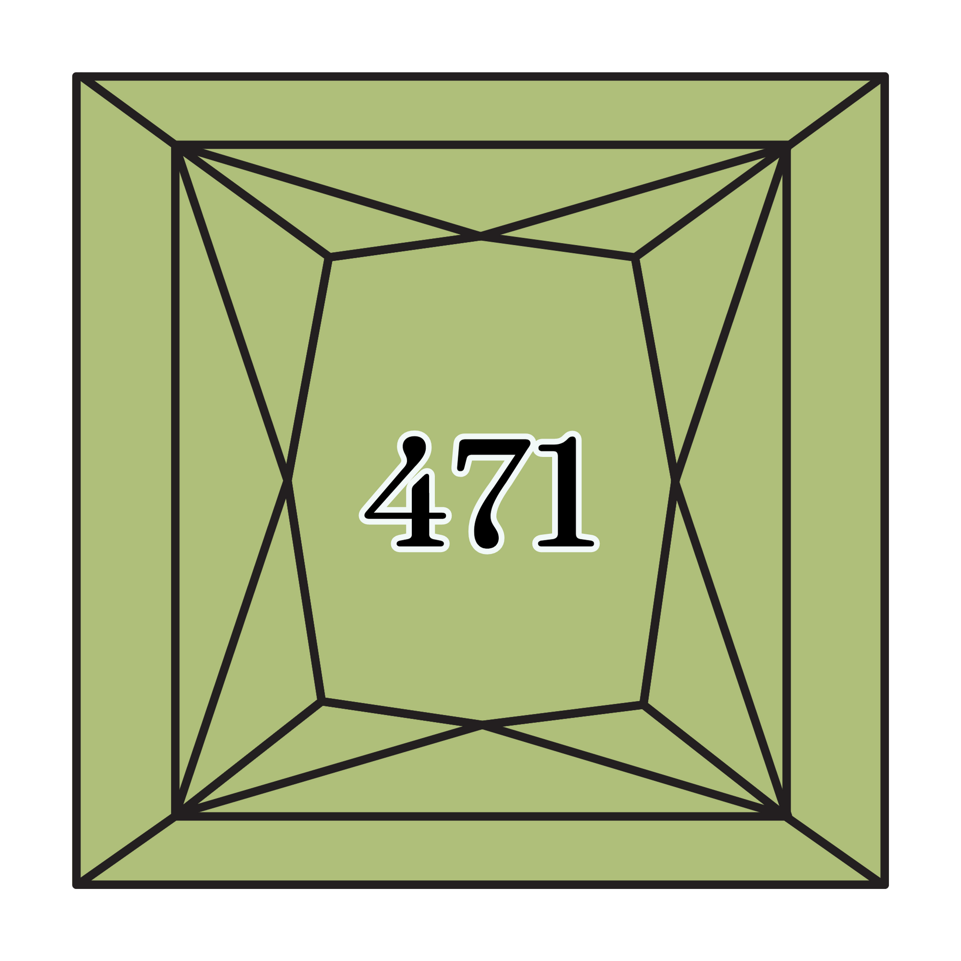 True North Diamond Art Square Diamond Drills 471 - Very Light Avocado Green - Square Bulk Diamond Drills