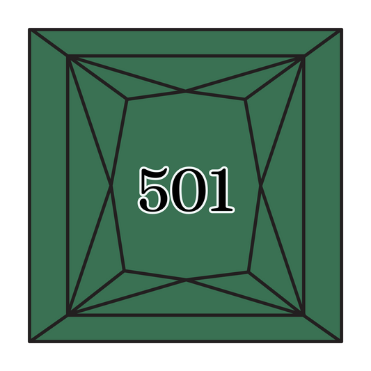 True North Diamond Art Square Diamond Drills 501 - Dark Blue Green - Square Bulk Diamond Drills