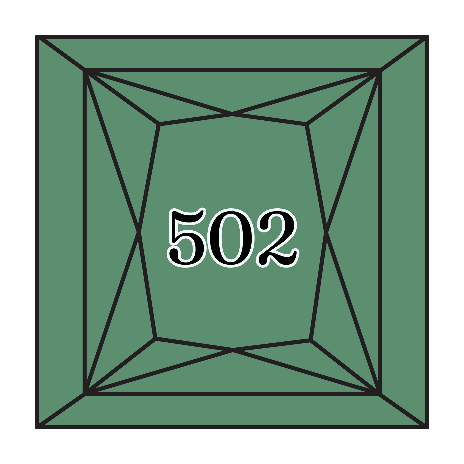 True North Diamond Art Square Diamond Drills 502 - Blue Green - Square Bulk Diamond Drills