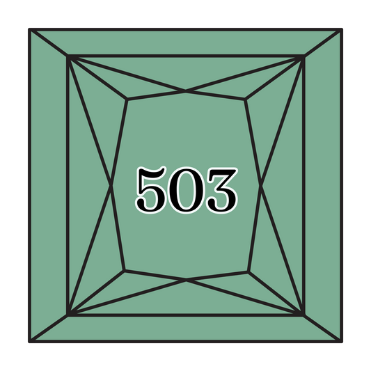 True North Diamond Art Square Diamond Drills 503 - Medium Blue Green - Square Bulk Diamond Drills