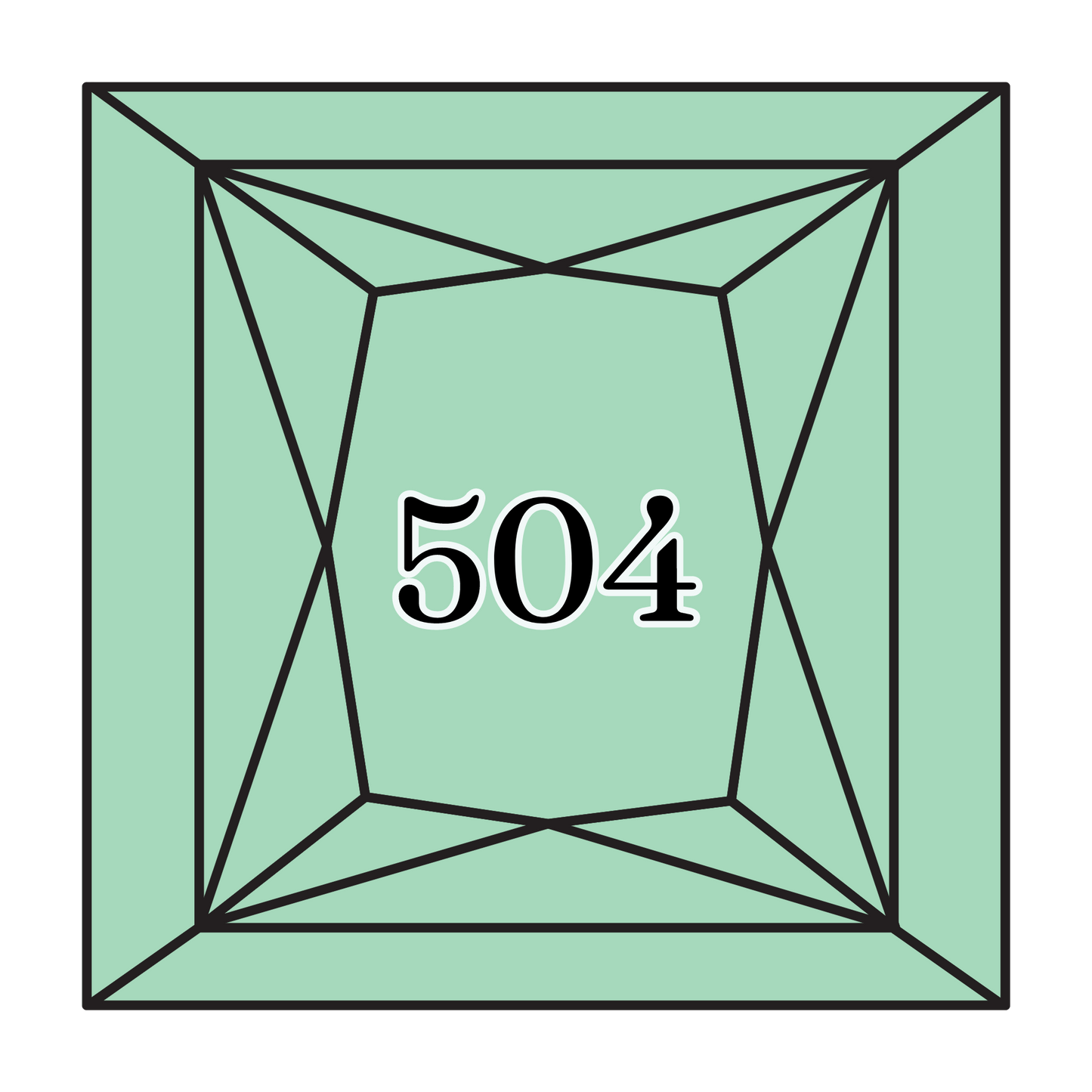 True North Diamond Art Square Diamond Drills 504 - Very Light Blue Green - Square Bulk Diamond Drills