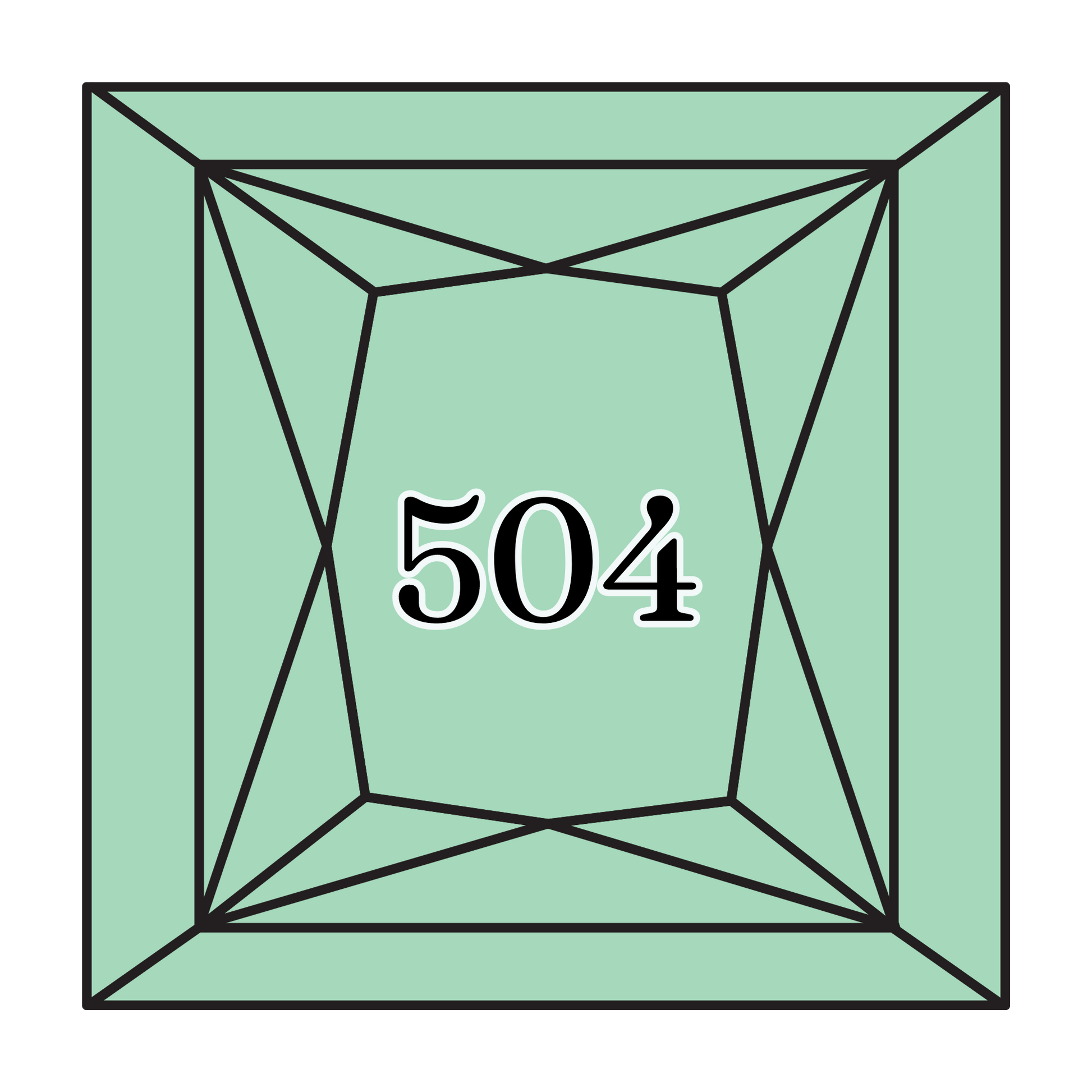 True North Diamond Art Square Diamond Drills 504 - Very Light Blue Green - Square Bulk Diamond Drills