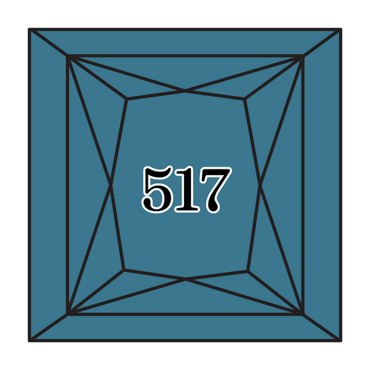 True North Diamond Art Square Diamond Drills 517 - Dark Wedgwood - Square Bulk Diamond Drills