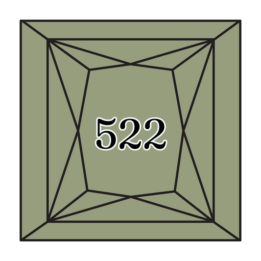 True North Diamond Art Square Diamond Drills 522 - Fern Green - Square Bulk Diamond Drills