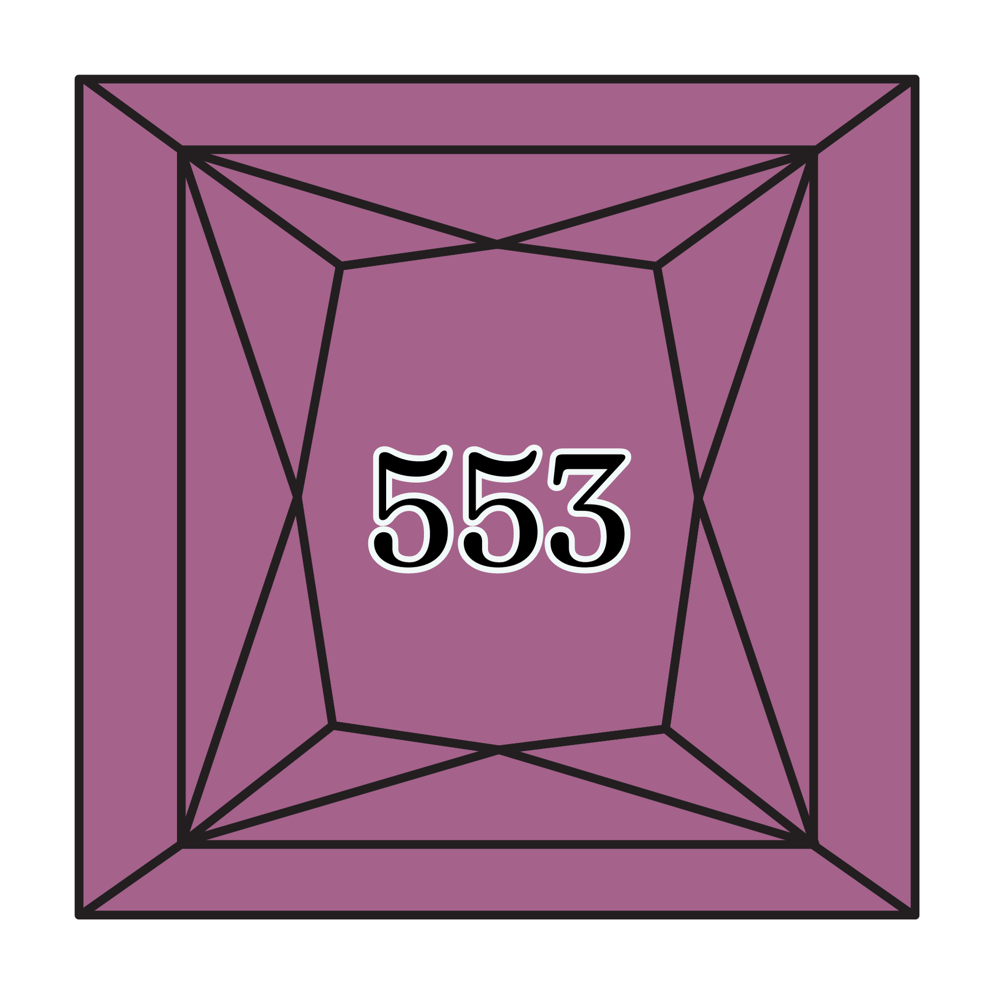 True North Diamond Art Square Diamond Drills 553 - Violet - Square Bulk Diamond Drills