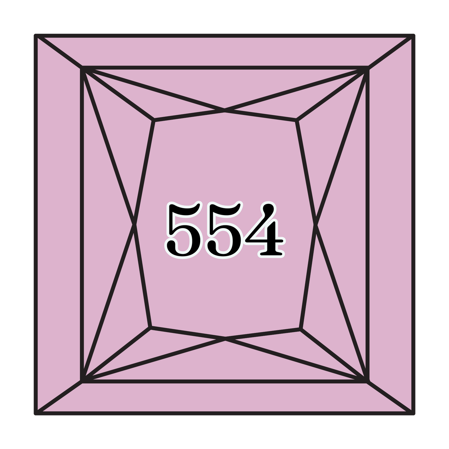 True North Diamond Art Square Diamond Drills 554 - Light Violet - Square Bulk Diamond Drills