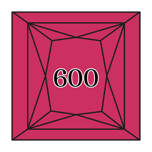 True North Diamond Art Square Diamond Drills 600 - Very Dark Cranberry - Square Bulk Diamond Drills