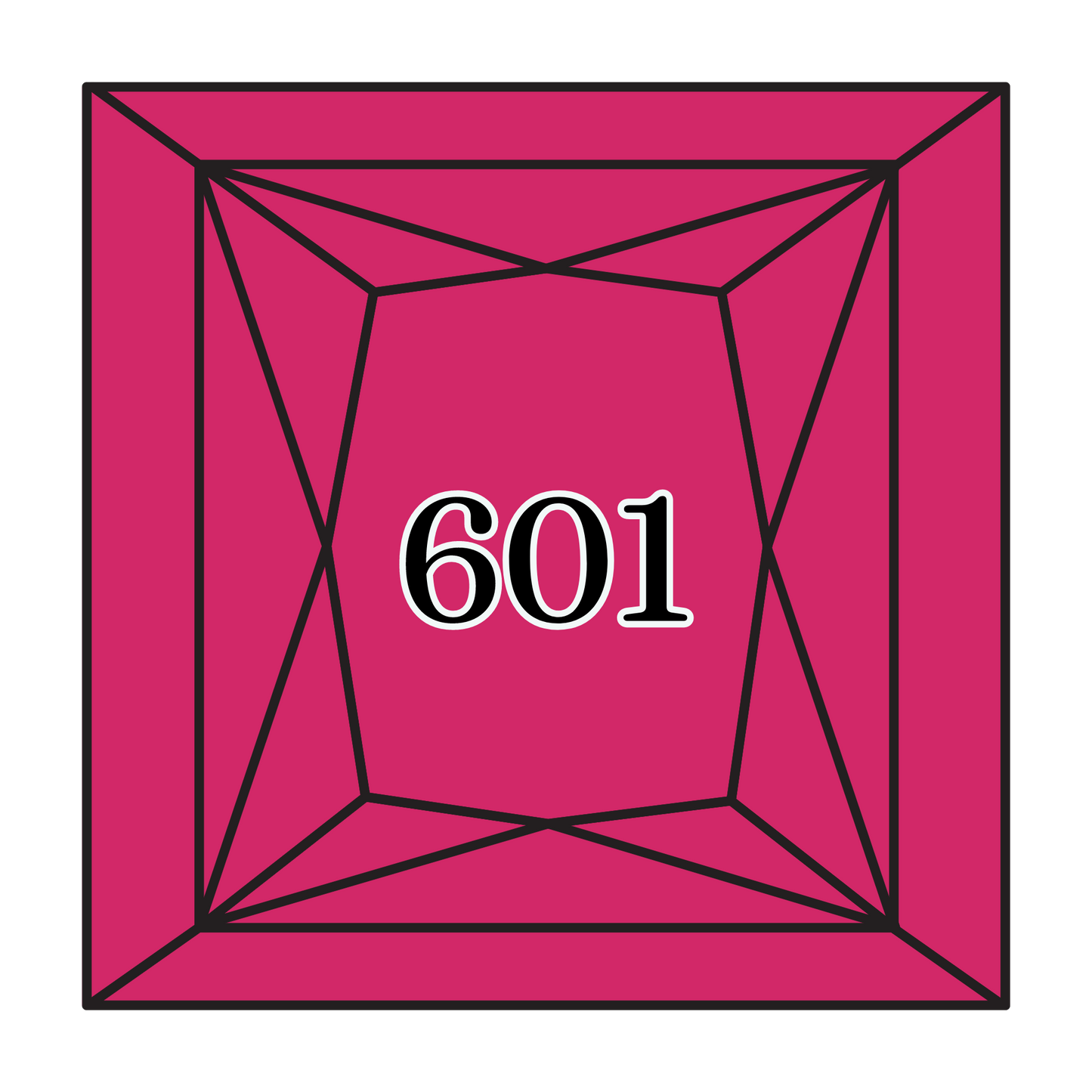 True North Diamond Art Square Diamond Drills 601 - Dark Cranberry - Square Bulk Diamond Drills