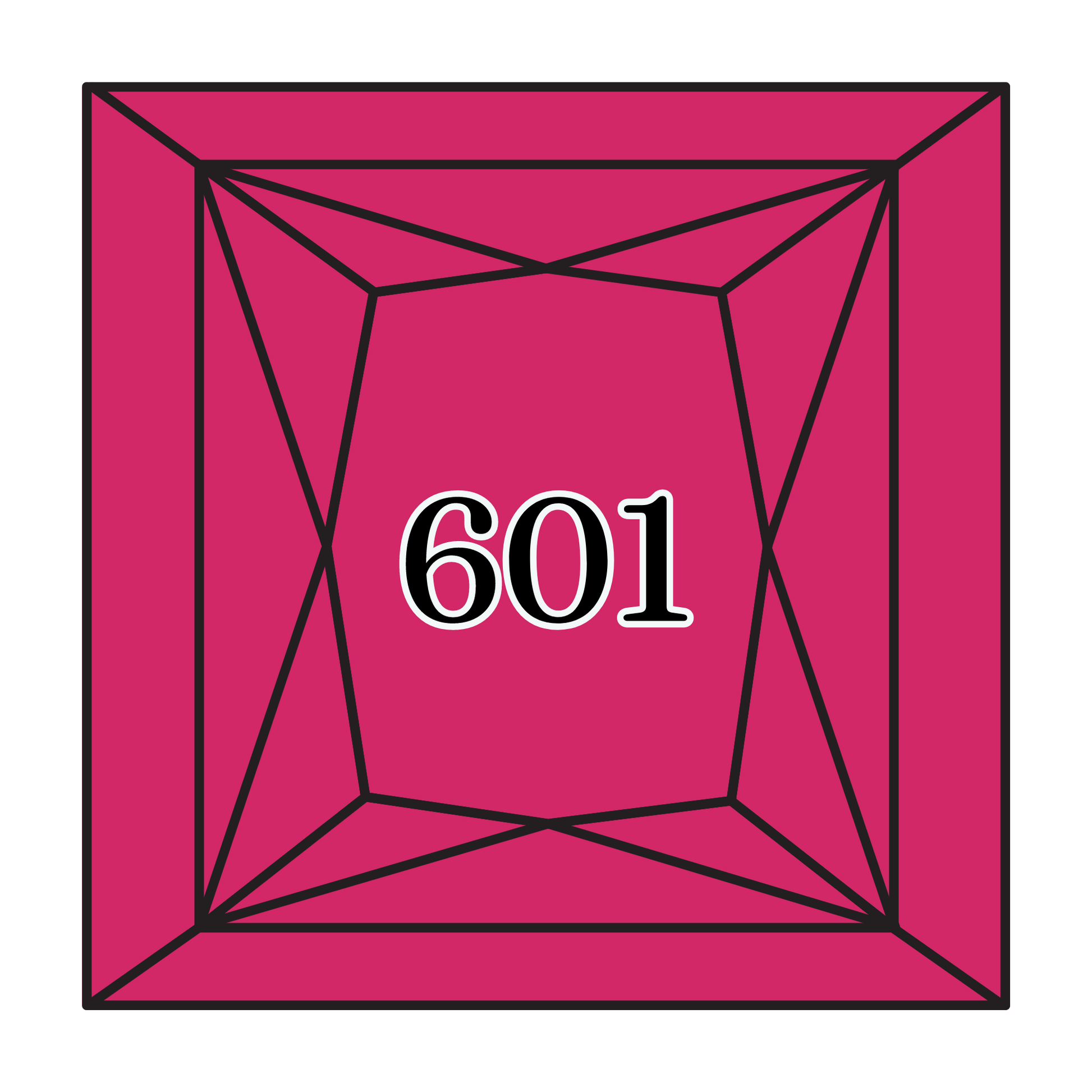 True North Diamond Art Square Diamond Drills 601 - Dark Cranberry - Square Bulk Diamond Drills