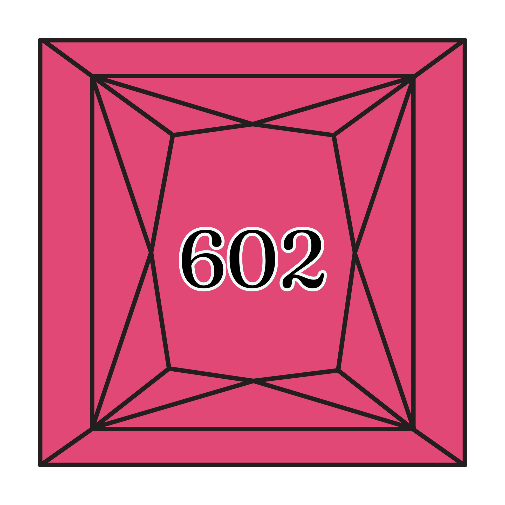 True North Diamond Art Square Diamond Drills 602 - Medium Cranberry - Square Bulk Diamond Drills