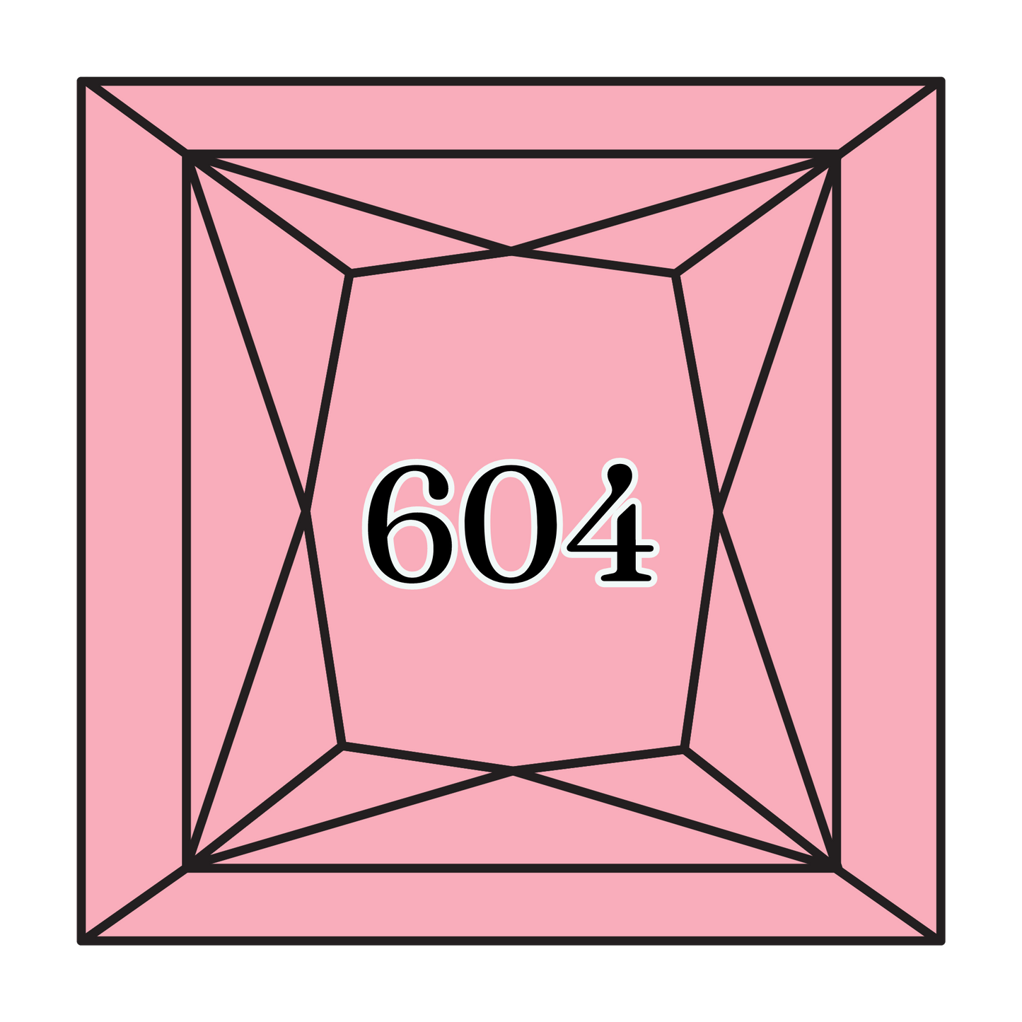 True North Diamond Art Square Diamond Drills 604 - Light Cranberry - Square Bulk Diamond Drills