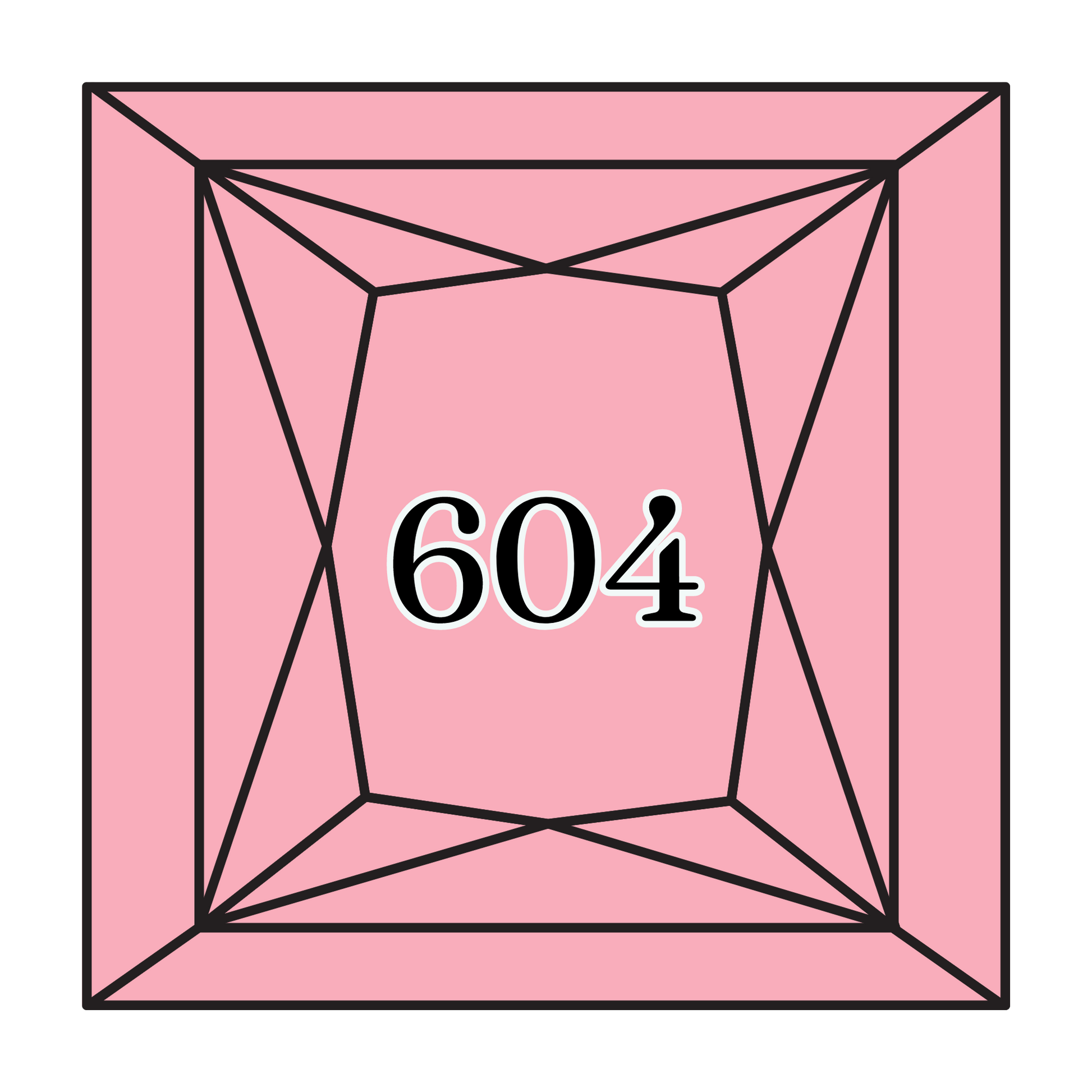 True North Diamond Art Square Diamond Drills 604 - Light Cranberry - Square Bulk Diamond Drills