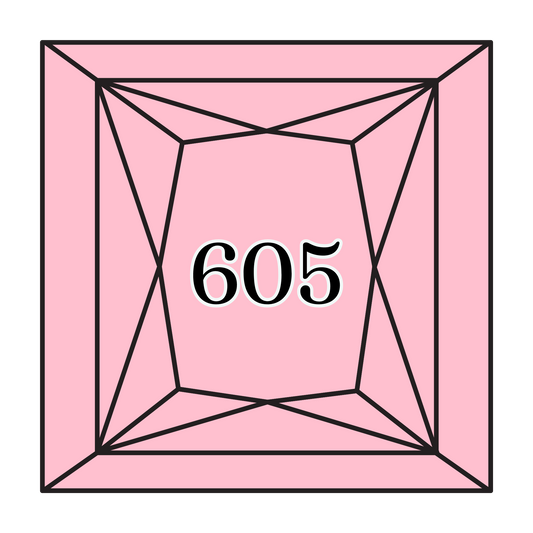 True North Diamond Art Square Diamond Drills 605 - Very Light Cranberry - Square Bulk Diamond Drills