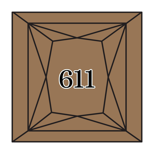 True North Diamond Art Square Diamond Drills 611 - Drab Brown - Square Bulk Diamond Drills