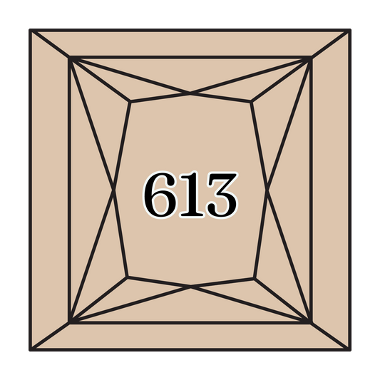 True North Diamond Art Square Diamond Drills 613 - Very Light Drab Brown - Square Bulk Diamond Drills