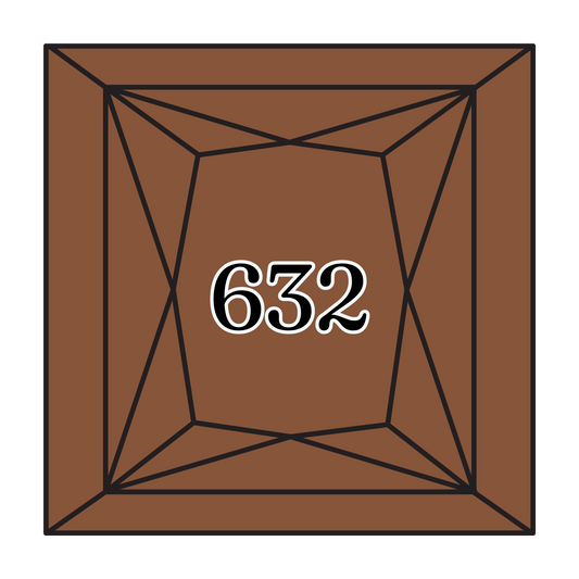 True North Diamond Art Square Diamond Drills 632 - Ultra Very Dark Desert Sand - Square Bulk Diamond Drills