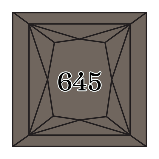 True North Diamond Art Square Diamond Drills 645 - Very Dark Beaver Grey - Square Bulk Diamond Drills