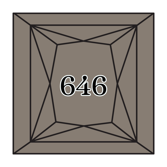 True North Diamond Art Square Diamond Drills 646 - Dark Beaver Grey - Square Bulk Diamond Drills