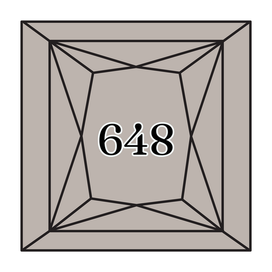 True North Diamond Art Square Diamond Drills 648 - Light Beaver Grey - Square Bulk Diamond Drills