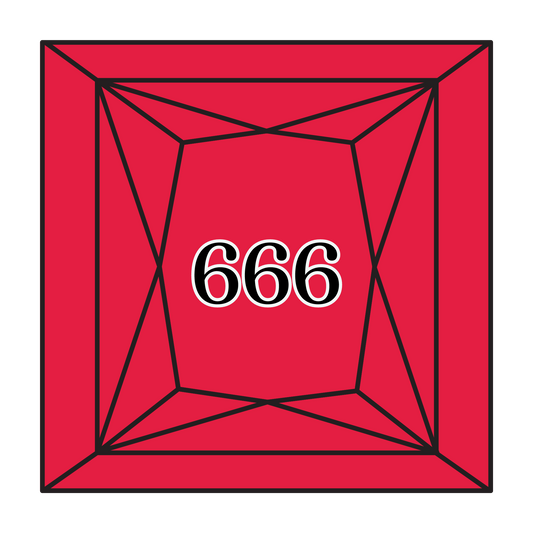 True North Diamond Art Square Diamond Drills 666 - Bright Red - Square Bulk Diamond Drills