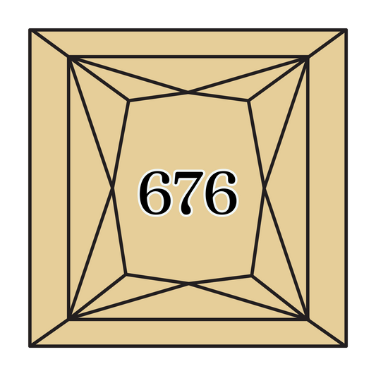 True North Diamond Art Square Diamond Drills 676 - Light Old Gold - Square Bulk Diamond Drills