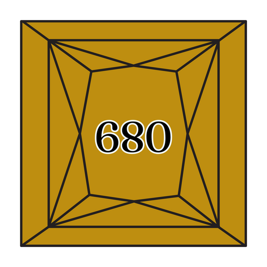 True North Diamond Art Square Diamond Drills 680 - Dark Old Gold - Square Bulk Diamond Drills