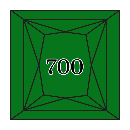 True North Diamond Art Square Diamond Drills 700 - Bright Green - Square Bulk Diamond Drills