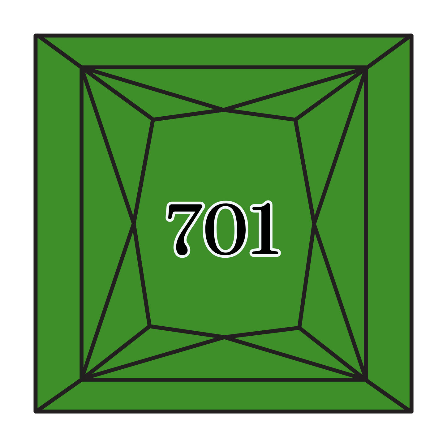 True North Diamond Art Square Diamond Drills 701 - Light Green - Square Bulk Diamond Drills