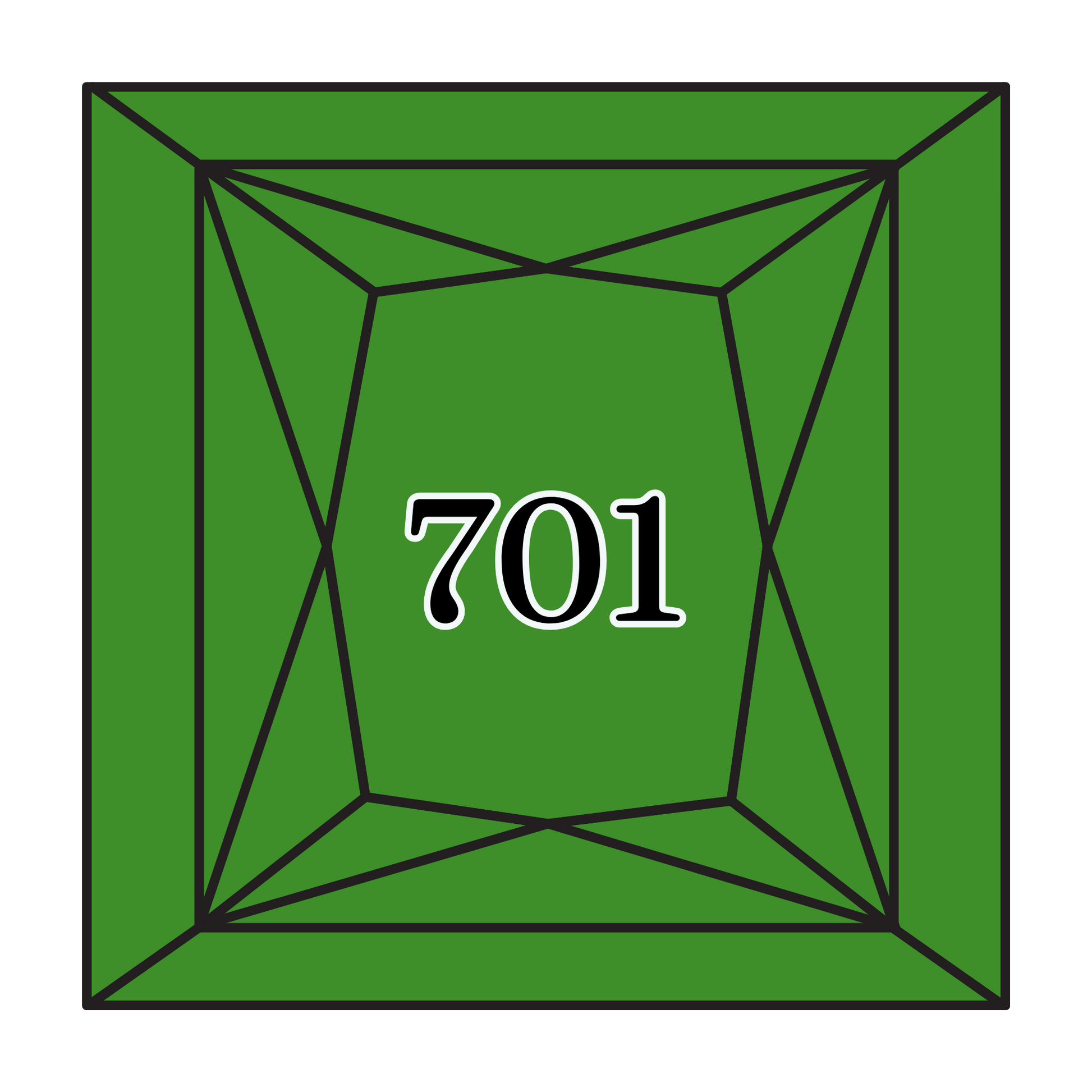 True North Diamond Art Square Diamond Drills 701 - Light Green - Square Bulk Diamond Drills