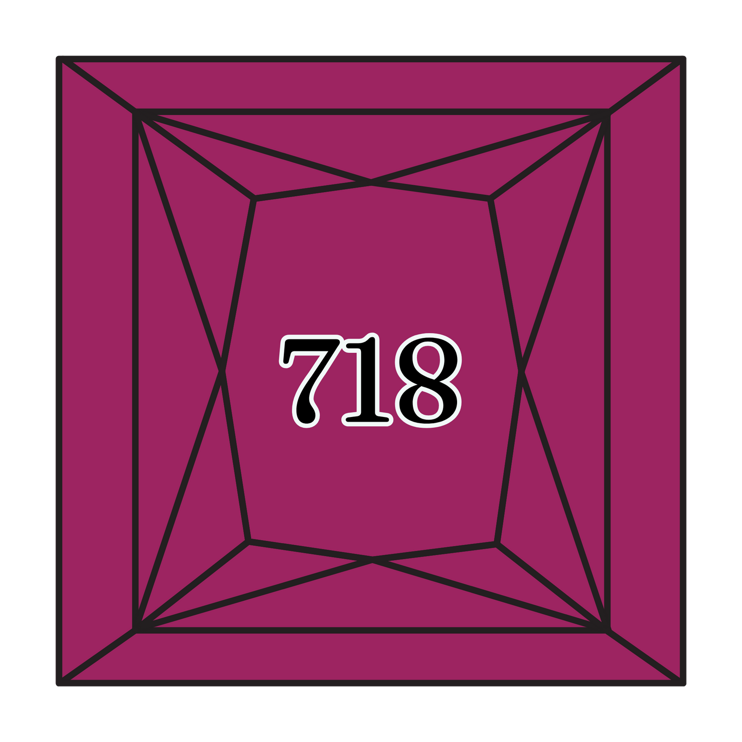 True North Diamond Art Square Diamond Drills 718 - Plum - Square Bulk Diamond Drills