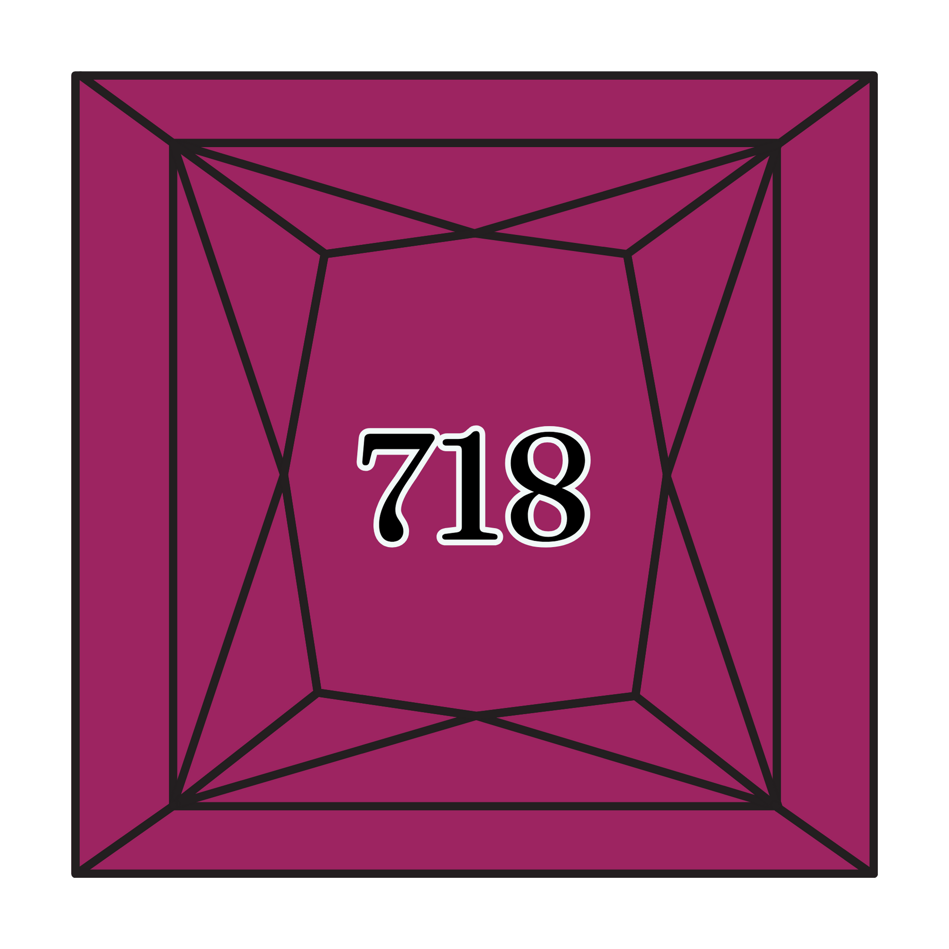 True North Diamond Art Square Diamond Drills 718 - Plum - Square Bulk Diamond Drills