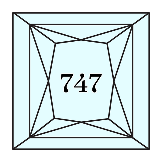 True North Diamond Art Square Diamond Drills 747 - Very Light Sky Blue - Square Bulk Diamond Drills