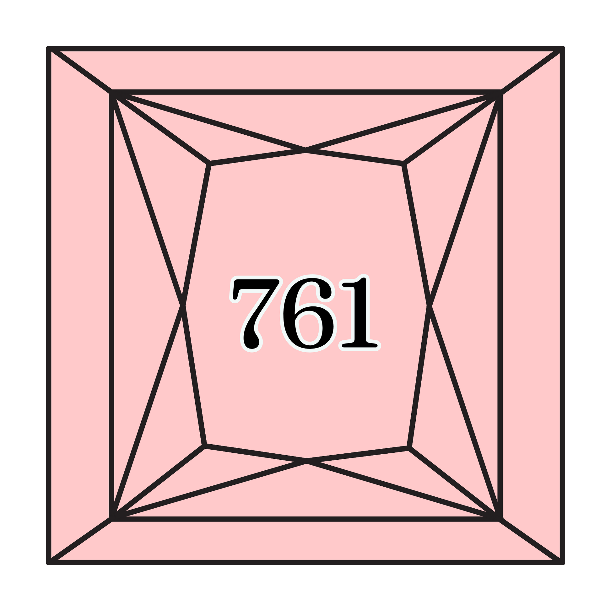 True North Diamond Art Square Diamond Drills 761 - Light Salmon - Square Bulk Diamond Drills