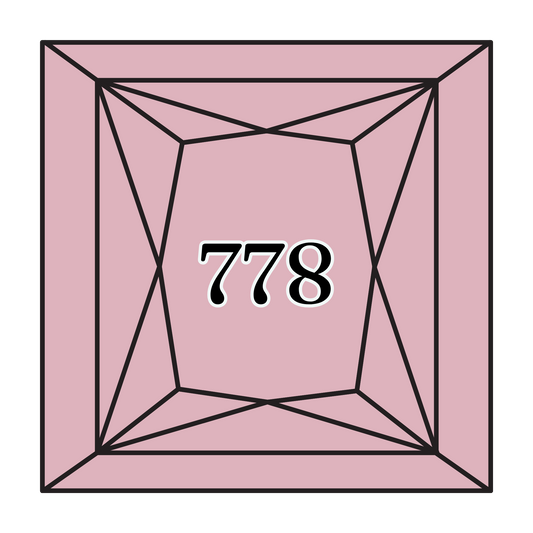 True North Diamond Art Square Diamond Drills 778 - Very Light Antique Mauve - Square Bulk Diamond Drills