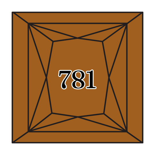 True North Diamond Art Square Diamond Drills 781 - Very Dark Topaz - Square Bulk Diamond Drills