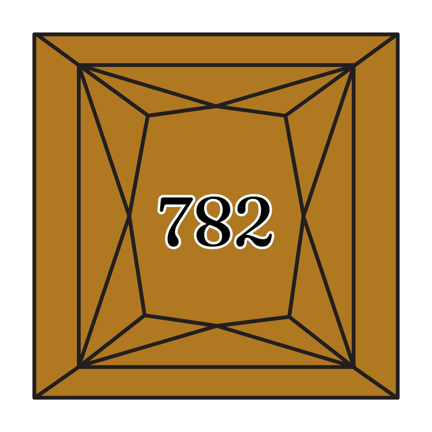 True North Diamond Art Square Diamond Drills 782 - Dark Topaz - Square Bulk Diamond Drills