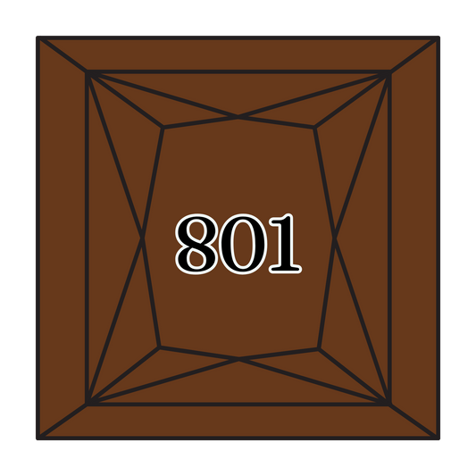 True North Diamond Art Square Diamond Drills 801 - Dark Coffee Brown - Square Bulk Diamond Drills