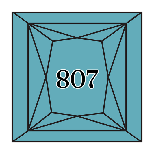 True North Diamond Art Square Diamond Drills 807 - Peacock Blue - Square Bulk Diamond Drills