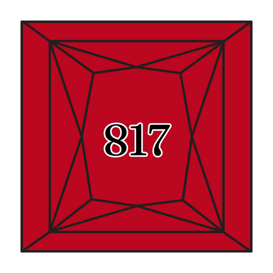 True North Diamond Art Square Diamond Drills 817 - Very Dark Coral Red - Square Bulk Diamond Drills